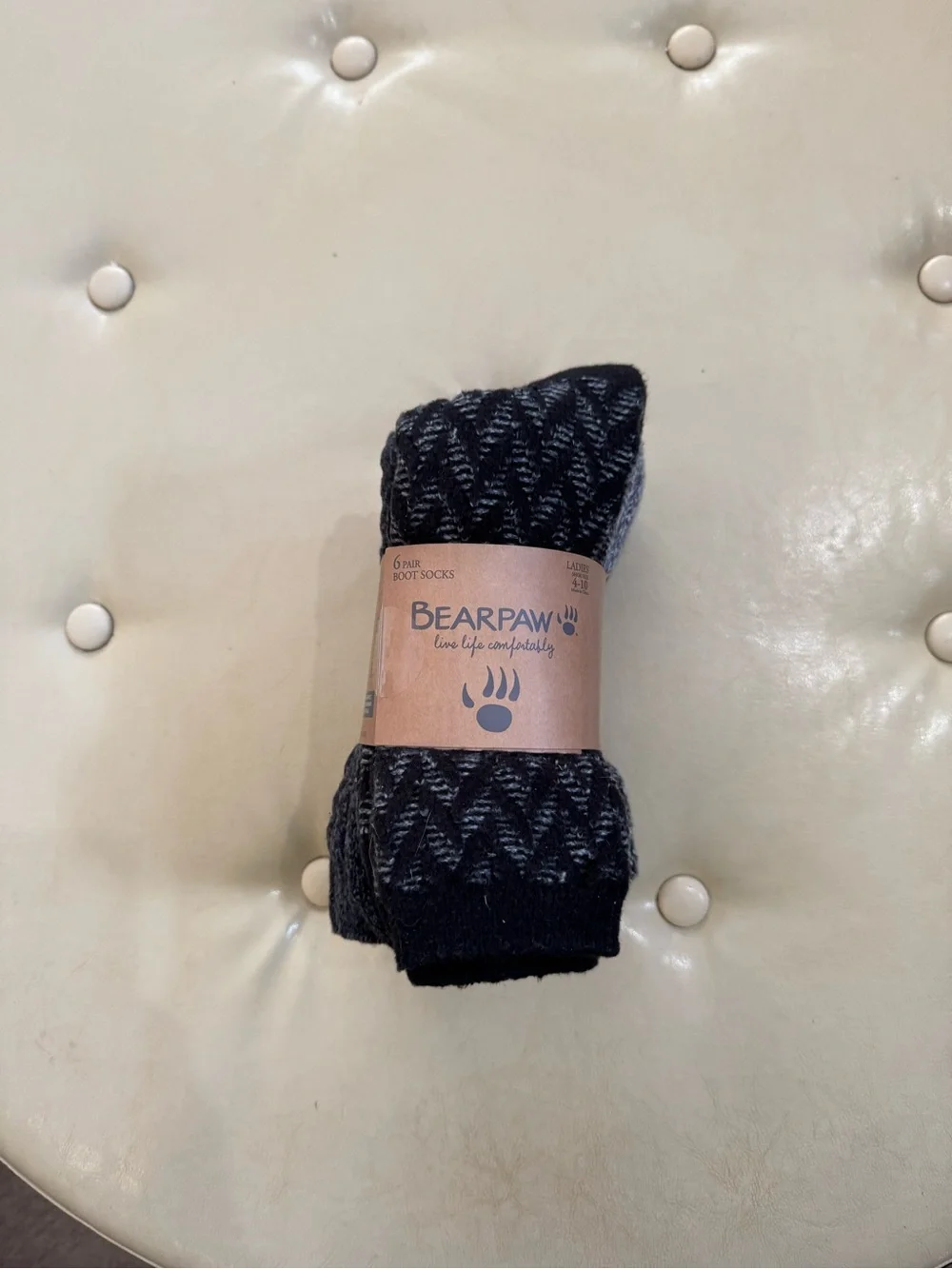 Bear paw women’s Boot Socks 4-10